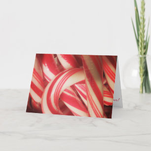 “Candy Canes" Julkort Kort