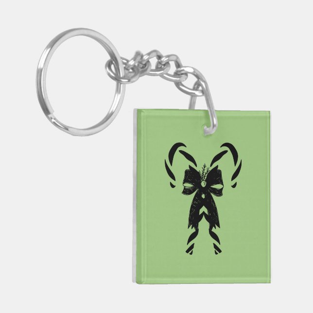 Candy Canes with Pine Needles & Bow (Vänstra Framsidan)