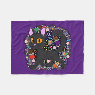 Candy Cat Fleecefilt
