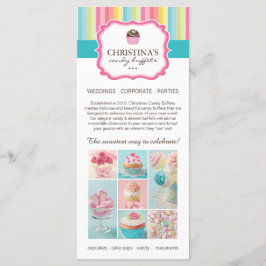 Candy Caterer-rackkort Meny