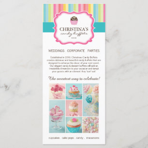 Candy Caterer-rackkort Meny
