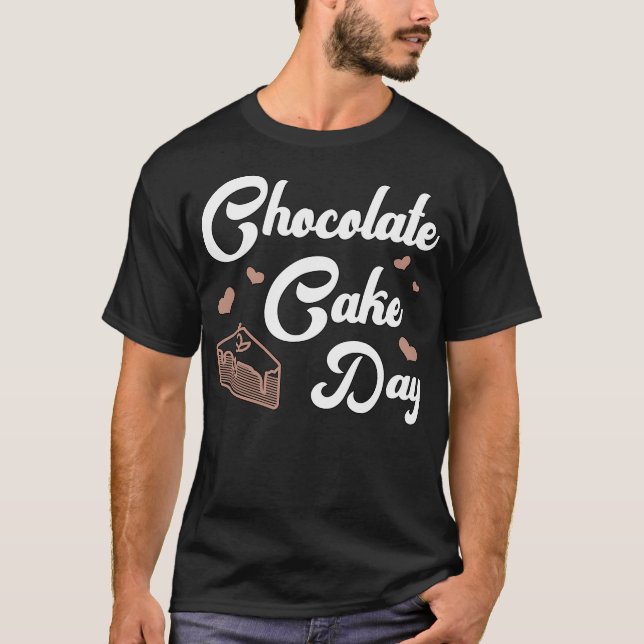 Candy Chocolate Cake Day Sweet Dessert Gift T Shirt (Framsida)