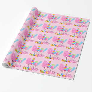 Candy Circus papprare- ljusare rosa Presentpapper