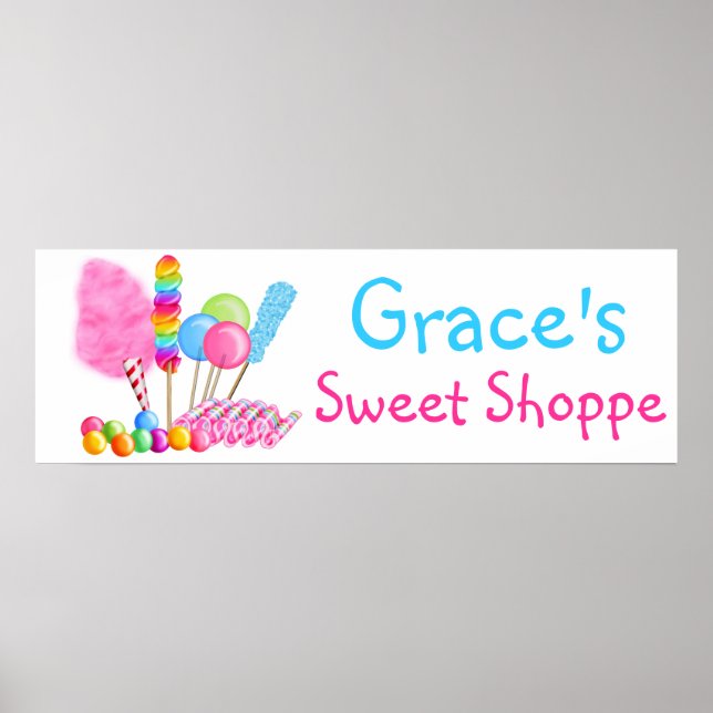 Candy Circus Sweet Shoppe Banner Poster (Framsidan)