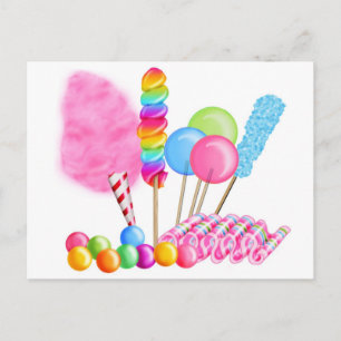 Candy Circus Vykort