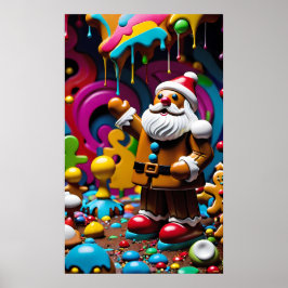 Candy Claus från Santa-Land Poster