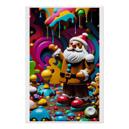 Candy Claus of Santa-Land Perfect Poster