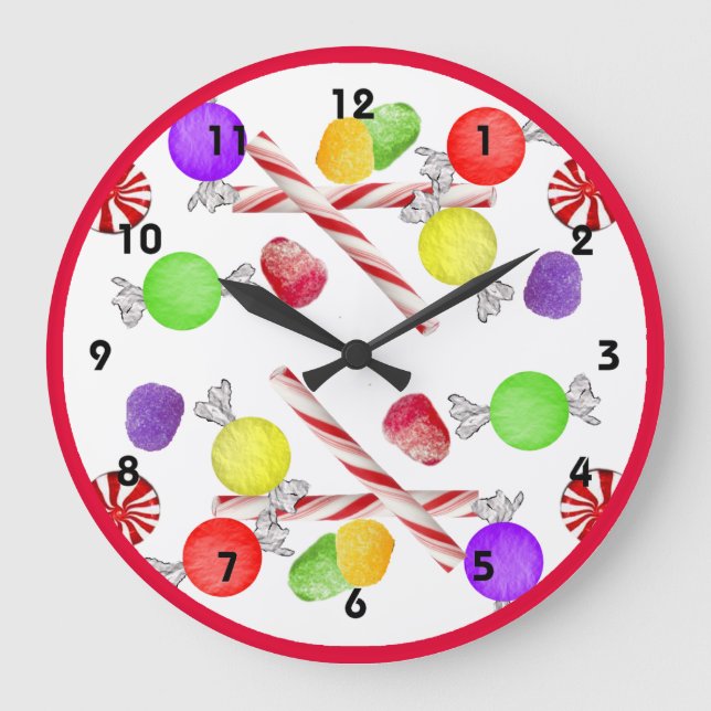 Candy Clock Stor Klocka (Framsida)