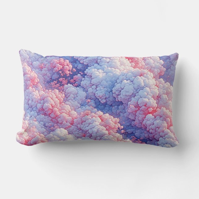 Candy Cloudscape - Throw Pilliow Lumbarkudde (Framsida)