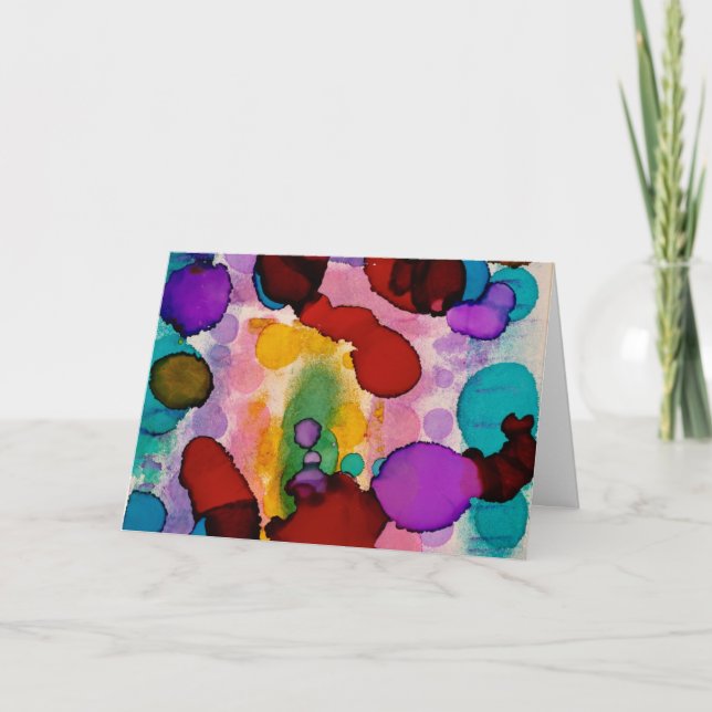 Candy Clown Tack Kort (Framsida)