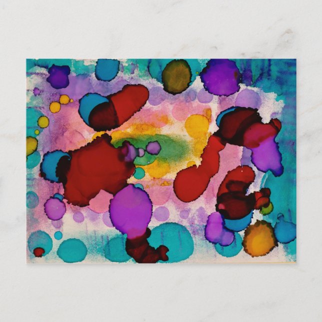 Candy Clown Vykort (Framsida)