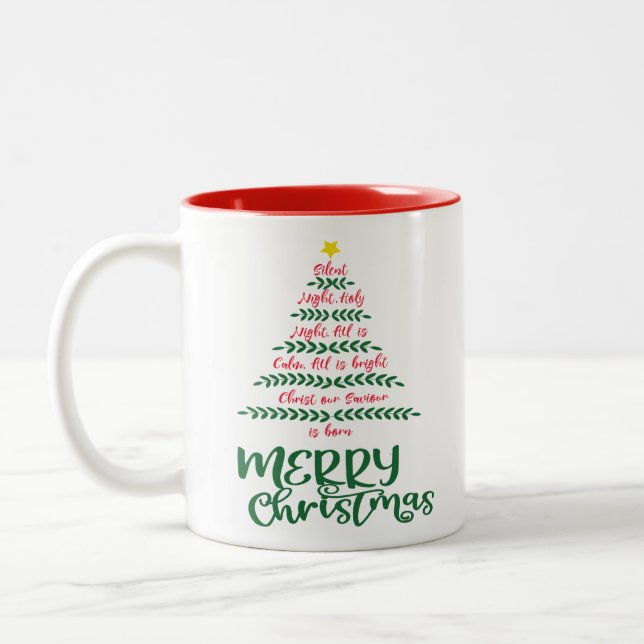 Candy Coffee God jul Träd dekoration mugg (Vänster)