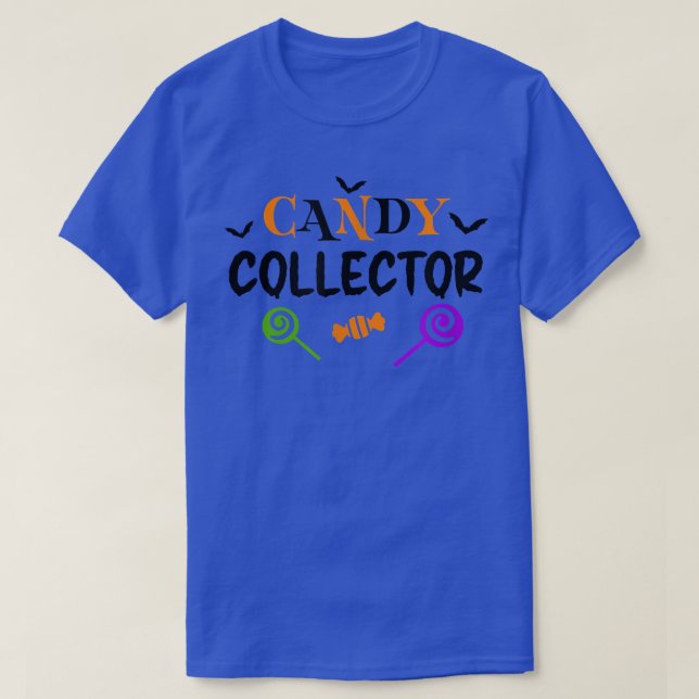 Candy Collector Halloween Design Design T Shirt (Design framsida)