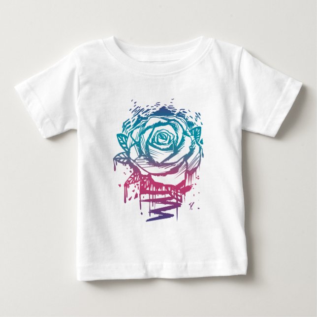Candy Color Ros T Shirt (Framsida)