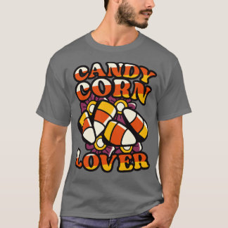 Candy corn Älskare Roligt  Colorful Halloween Cand T Shirt