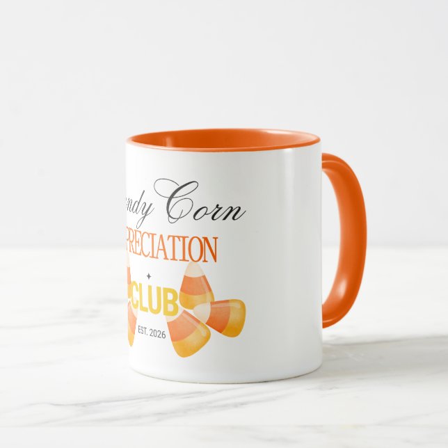 Candy Corn Appreciationsklubb Mugg (Framsida höger)