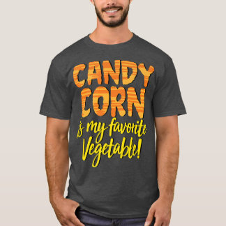 Candy corn är min favoritgrönsaksfiende Hallowee T Shirt