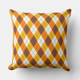 Candy corn Argyle-Thanksgiving, fallissemang Kudde