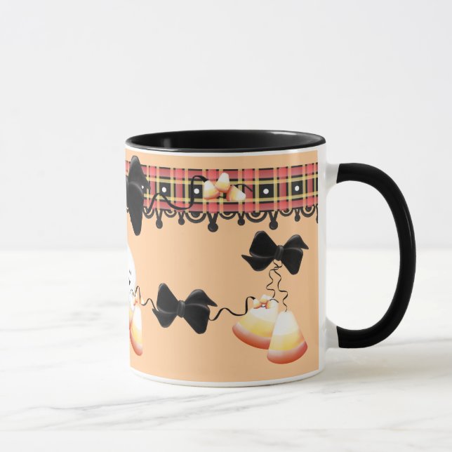 Candy corn Black Rosett band Mugg (Höger)