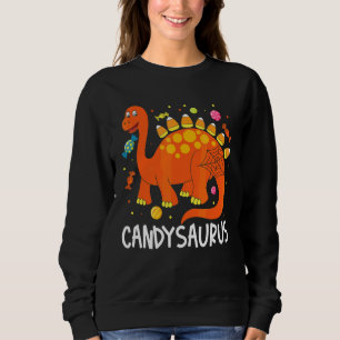 Candy Corn Candy Saurus Dinosaur Halloween Kostym T Shirt