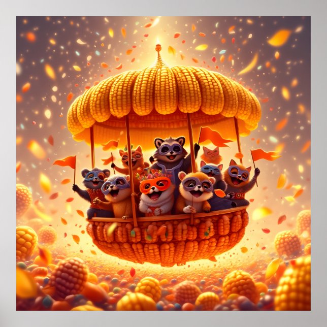 Candy corn Carousel Poster (Framsidan)