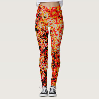 Candy corn Confetti Leggings
