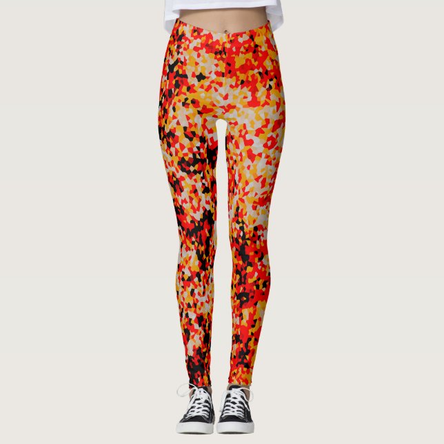 Candy corn Confetti Leggings (Framsida)