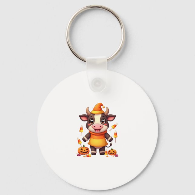 Candy corn Cow Nyckelring (Framsida)