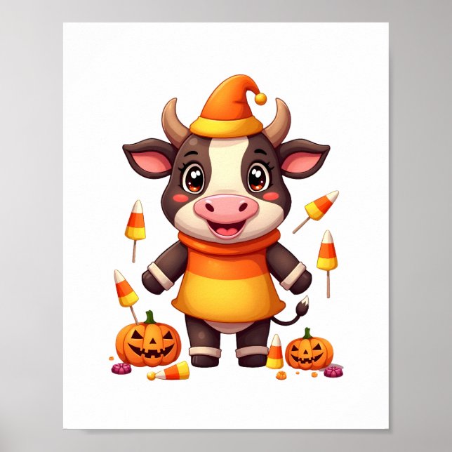 Candy corn Cow Poster (Framsidan)
