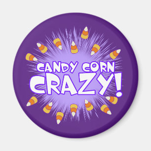 Candy corn CRAZY! Magnet