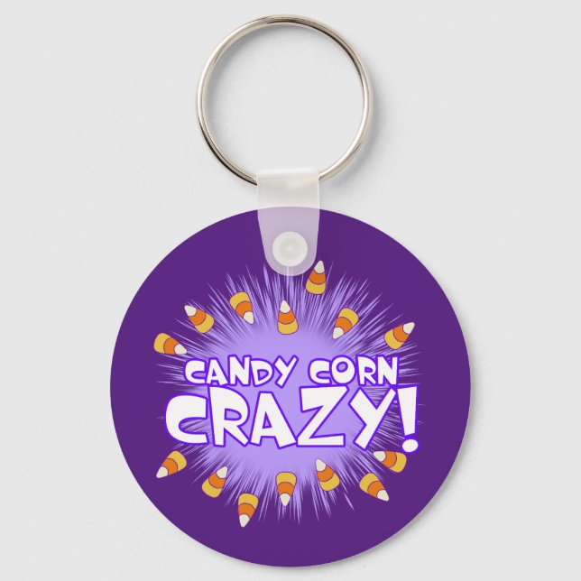 Candy corn CRAZY! Nyckelring (Framsida)