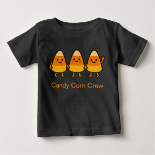 Candy Corn Crew – Söt Halloween Barn T-Shirt