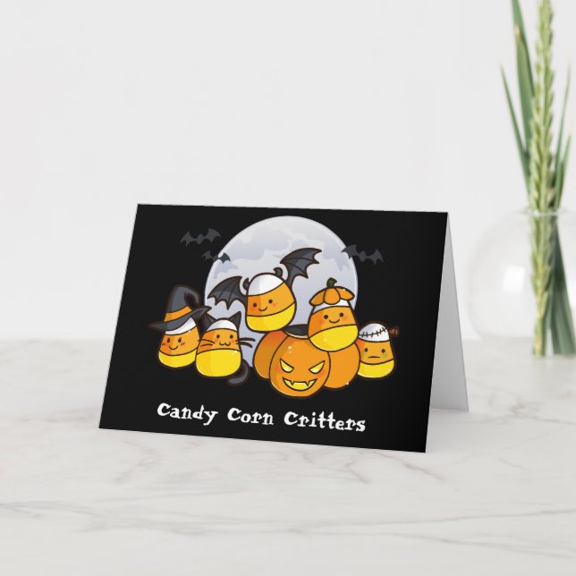 Candy corn Critters Kort (Framsida)