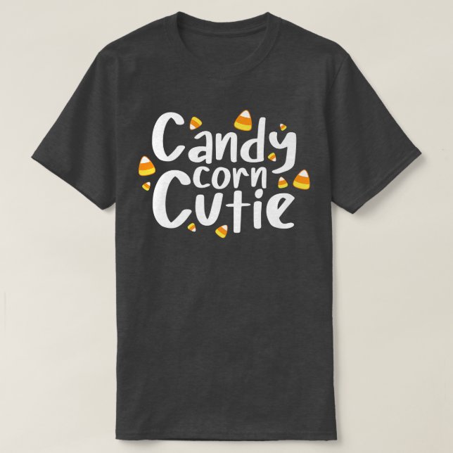 Candy Corn Cutie Funny Halloween 60 T Shirt (Design framsida)