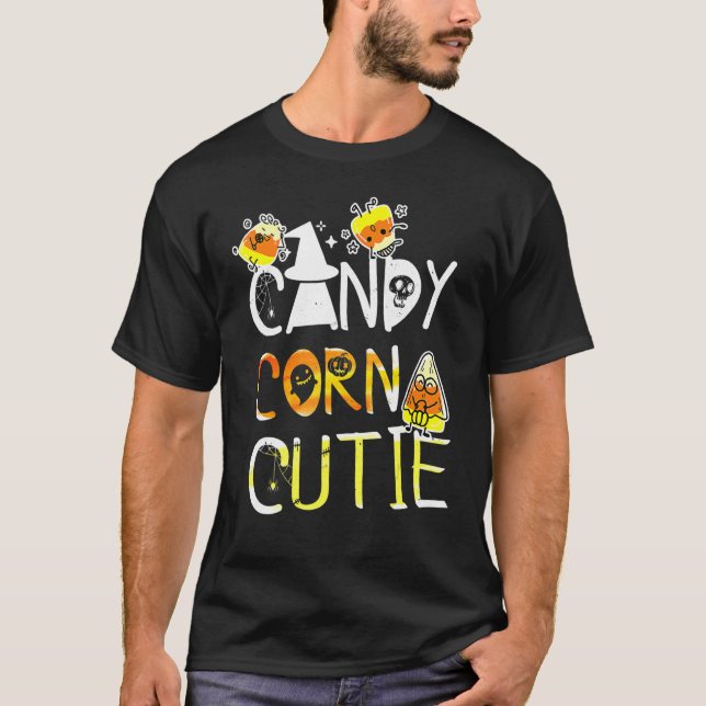 Candy Corn Cutie Halloween Costume 2022 National D T Shirt (Framsida)