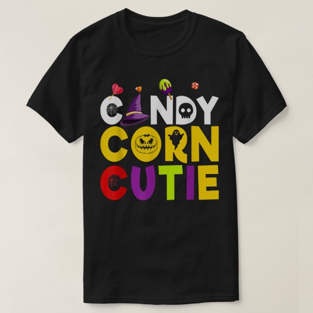 Candy corn Cutie Lollipop T Shirt (Design framsida)