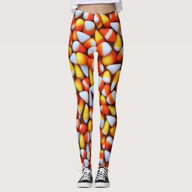 Candy corn Design Leggings (Framsida)