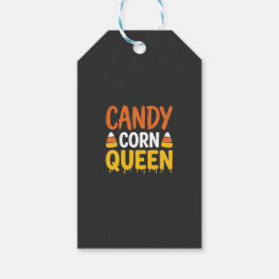 Candy Corn Drottning Halloween Grafik_1 Presentetikett