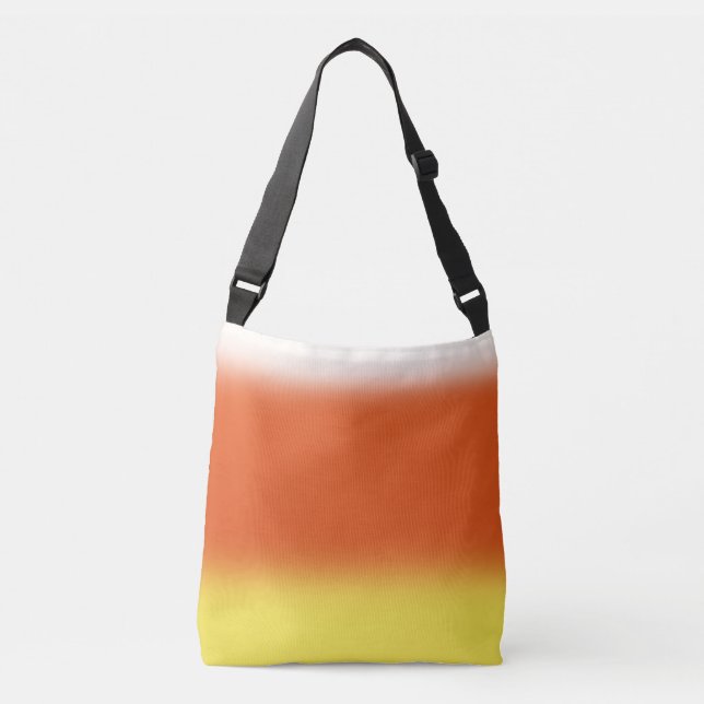 Candy corn Färg Crossbody Bag Axelväska (Framsida)