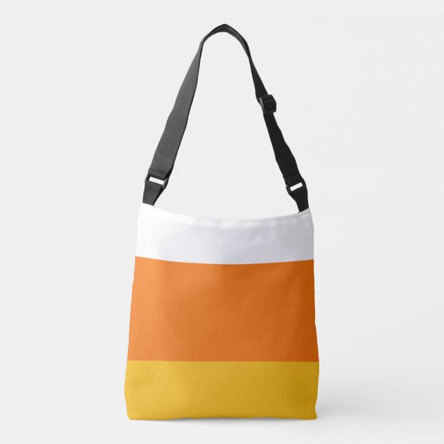 Candy corn Färg Crossbody Bag Axelväska (Framsida)
