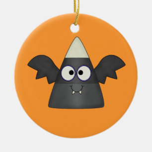 Candy corn Fladdermus Julgransprydnad Keramik
