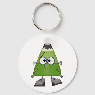 Candy corn Frankenstein Halloween Nyckelring
