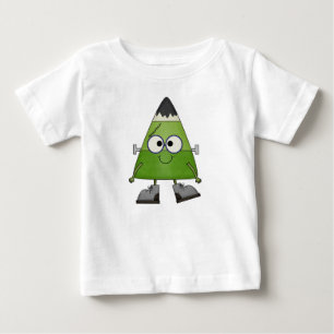 Candy corn Frankenstein Halloween Tee