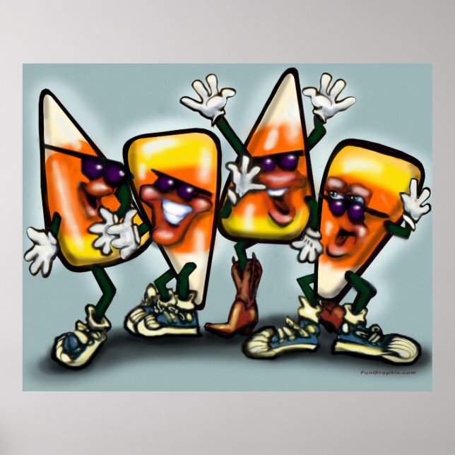 Candy Corn Gang Affisch (Framsidan)