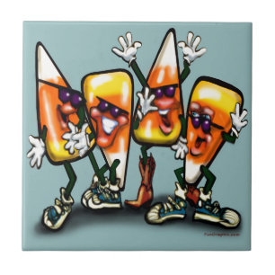 Candy corn Gang Kakelplatta
