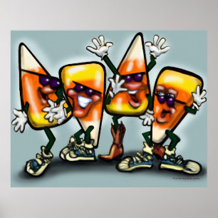 Candy corn Gang Poster