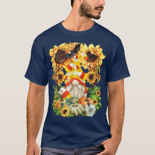 Candy corn Gnome Halloween Solros Pumpkin Patte T Shirt
