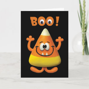 Candy corn Halloween Boo Party Kort