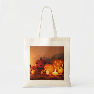 Candy Corn Halloween-handelsväska Tygkasse