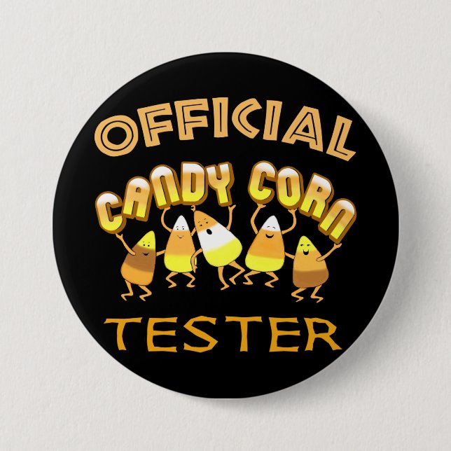 Candy corn Halloween-knapp Knapp (Framsida)